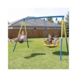 Sportspower My 1st Swing & Saucer Outdoor Playset For Backyard,
