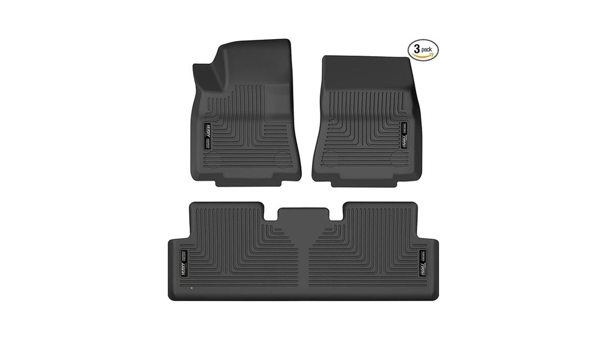Husky Liners Weatherbeater Floor Mats | Fits 2020-2025 Tesla Model