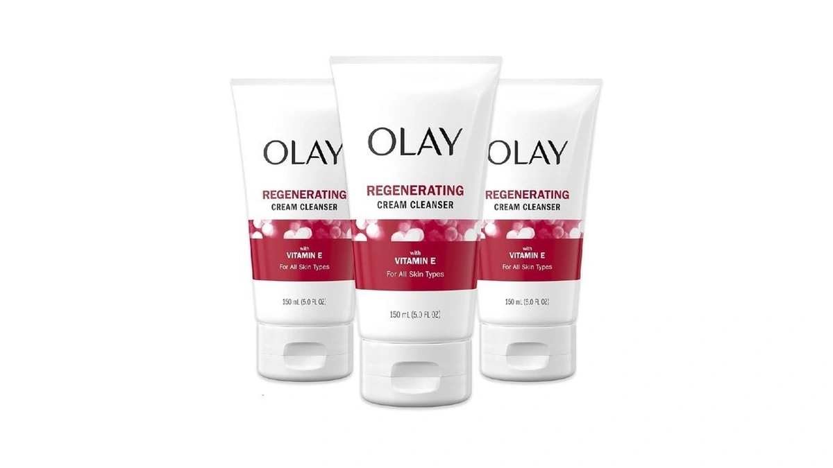 Olay Regenerist Regenerating Cream Cleanser Face Wash, 5 Fl Oz,