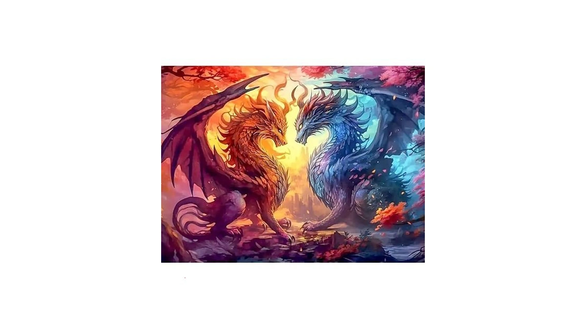 Zythron Dragon Diamond Art 5d Dragon Diamond Painting Kits For