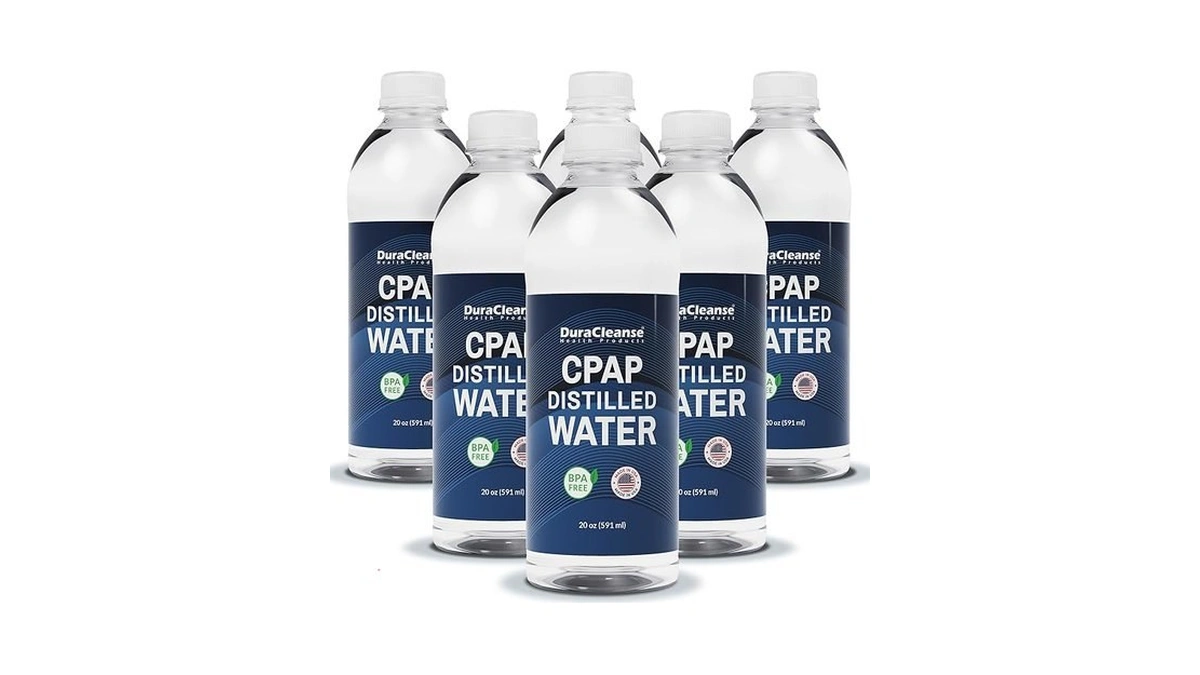 Dura Cleanse Distilled Water For Cpap Machines 6 Pack (20