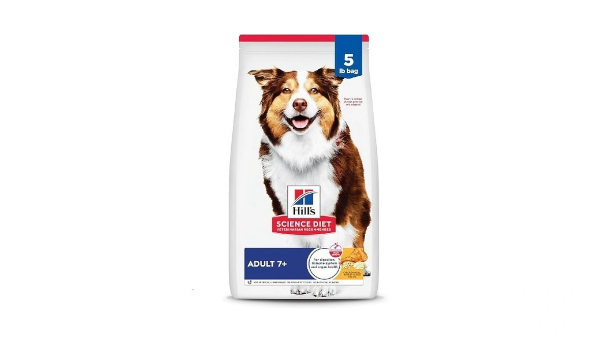 Hill's Science Diet Adult 7+ Dry Dog Food, Chicken Meal,
