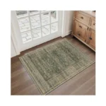 Hellotree 2x3 Entryway Rug Washable Vintage Print Door Mat Kitchen