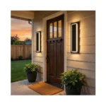 Picico 12" Modern Outdoor Wall Light, 4.33" Wide Covers Junction