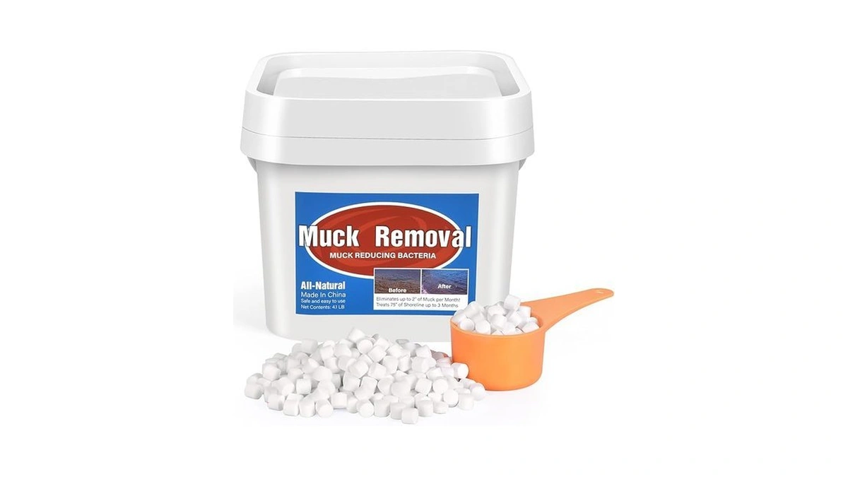 Muck Removal-4.1lb Natural Pond Clear Water Treatment, Muck And Sludge