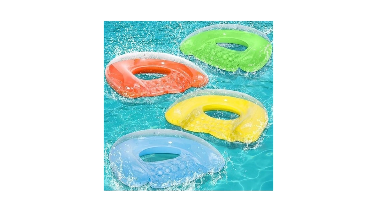 Puppyuwil 4 Pack Pool Floats Adult, Minimalist Design Pool Chair