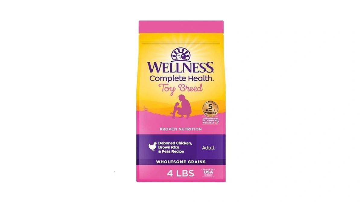 Wellness Complete Health Toy Breed Adult Dry Dog Food, Wholesome