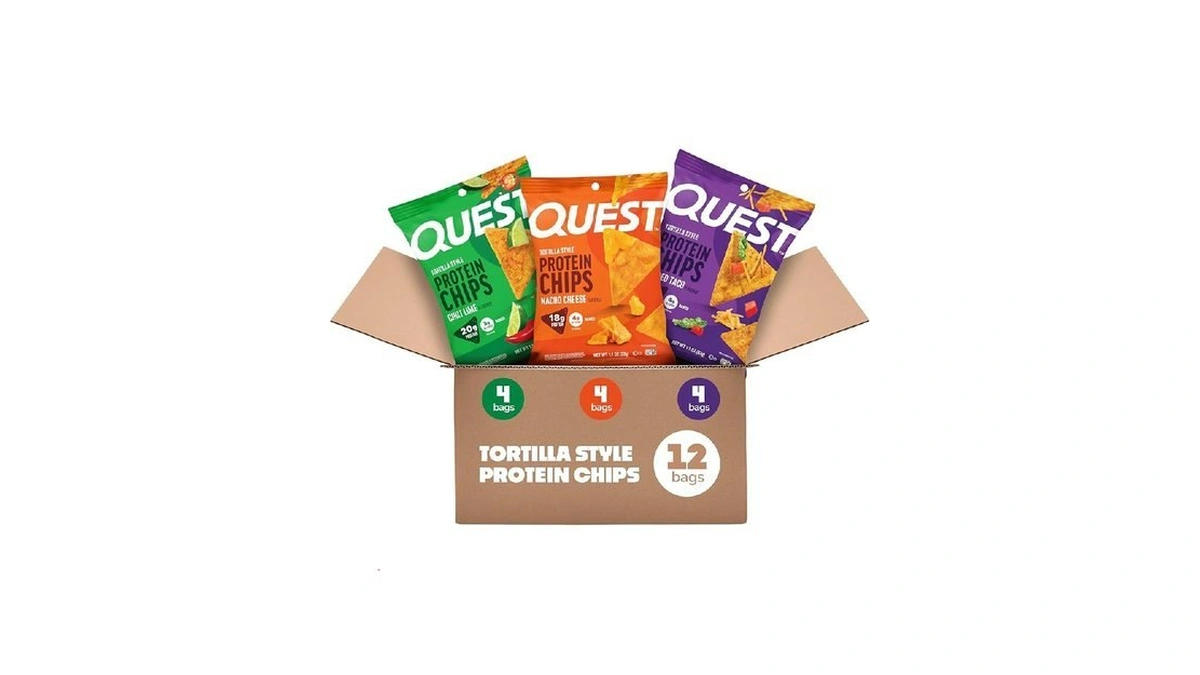 Quest Nutrition Tortilla Style Protein Chips Variety Pack, Chili Lime,