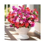 Yastouay Artificial Flowers For Outdoors Uv Resistant, 6 Bundles Realistic