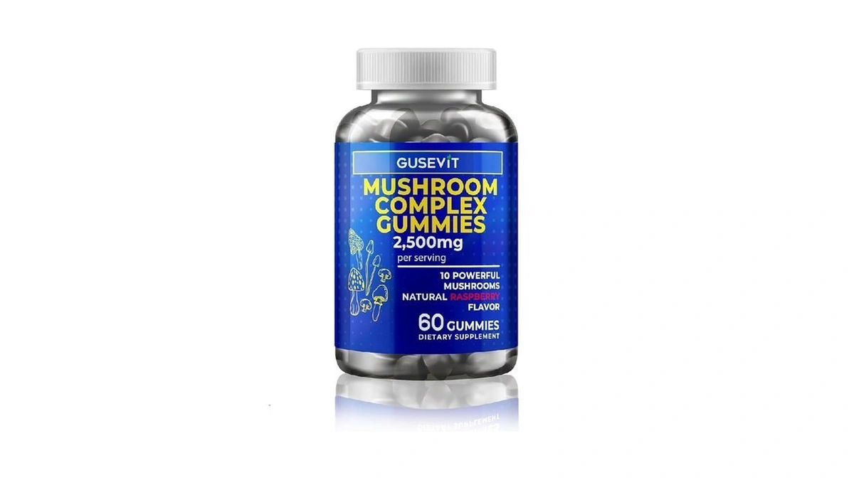 Gusevit, Mushroom Gummies, 10 Super Mushrooms For Immune Support, Focus