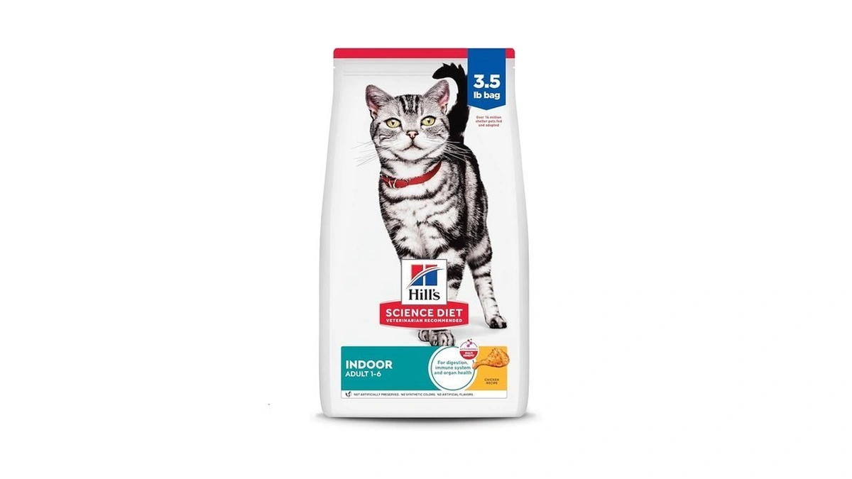 Hill's Science Diet Adult 1-6 Indoor Dry Cat Food, Chicken,