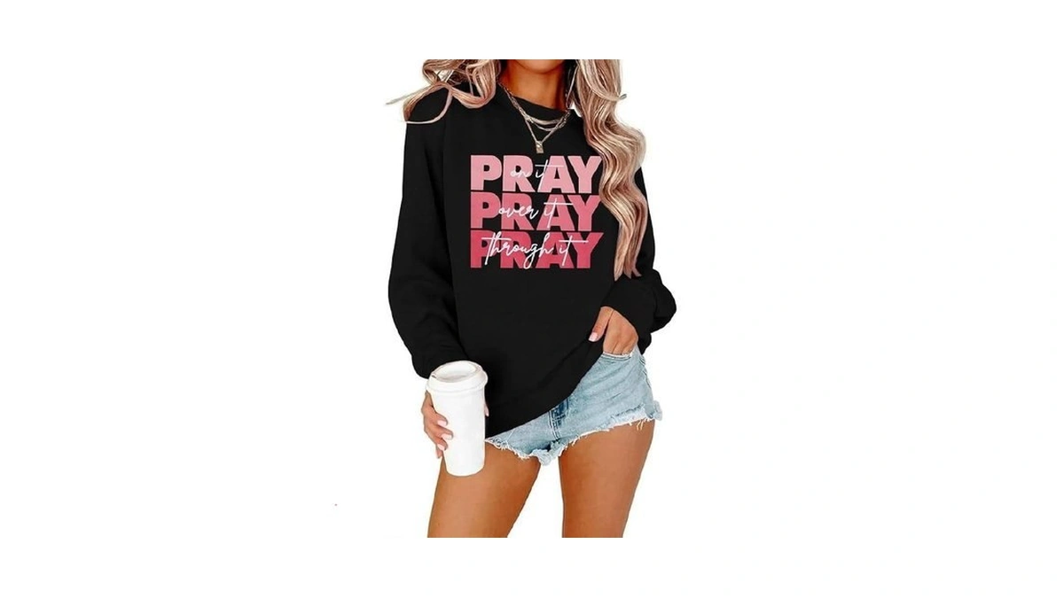 Sfhfy Christian Sweatshirt Women: Jesus Sweatshirts Religious Faith Shirt Inspirational