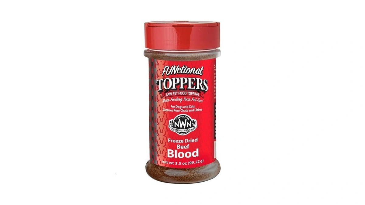 Northwest Naturals Freeze-dried Beef Blood Functional Topper - For Dogs