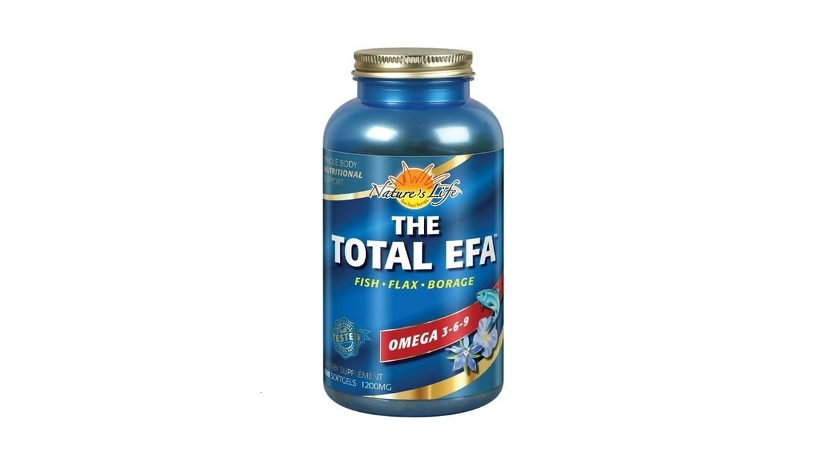 Nature's Life The Total Efa Fish Oil W/organic Flaxseed &