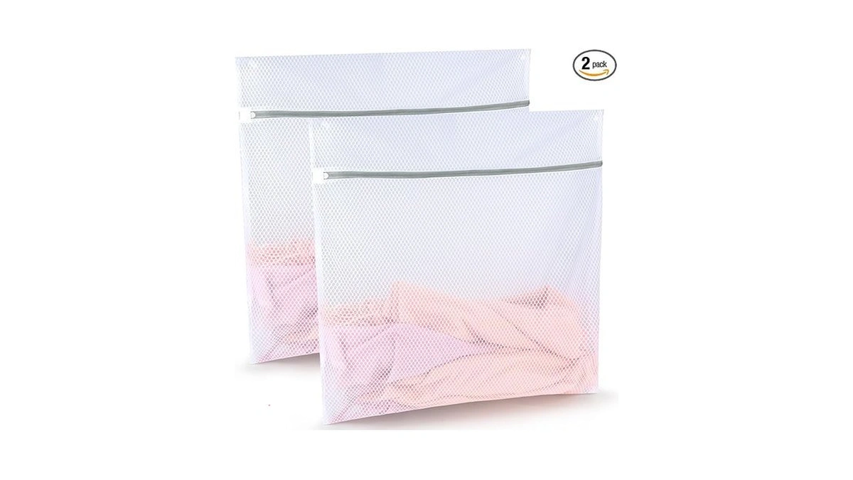 Tenn Well Durable Honeycomb Mesh Laundry Bags, 2 Xx-large 24in