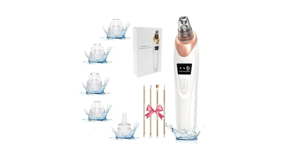 2026 Pore Vacuum, Usb Rechargeable Blackhead Remover Vacuum,3 Levels Adjustable