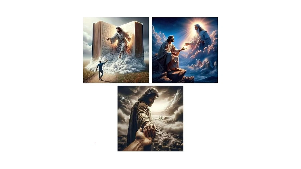 Zythron 3pcs Diamond Art Kits For Adults Jesus Diamond Painting
