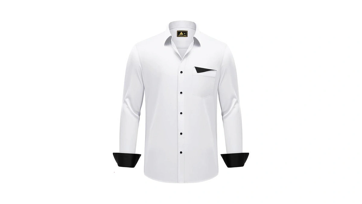 Dress Shirt For Men Long Sleeve Shirts Button Down Business