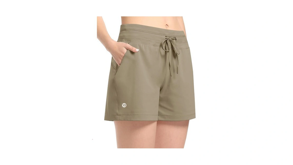 Veobike Women's Running Athletic Shorts Casual Workout Yoga High Waisted