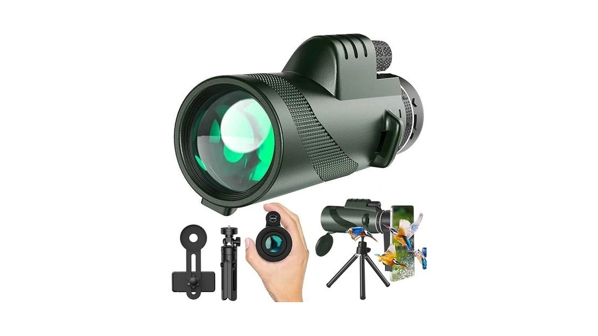 Monocular Telescope 80x100 High Powered Monoculars High Definition For Adults