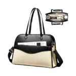 Chunli Laptop Bag For Women 15.6" Waterproof Pu Leather Work