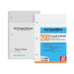 1intheoffice College Ruled Filler Paper 5.5 X 8.5, 3 Hole