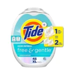 Tide Pods Free And Gentle Odor Refresh Laundry Detergent Packs,
