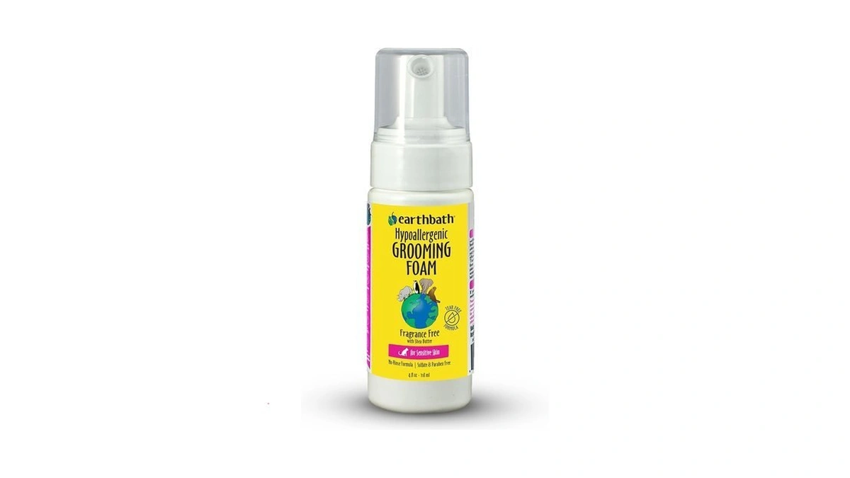 Earthbath, All Natural Hypo-allergenic Cat Grooming Foam - Fragrance Free