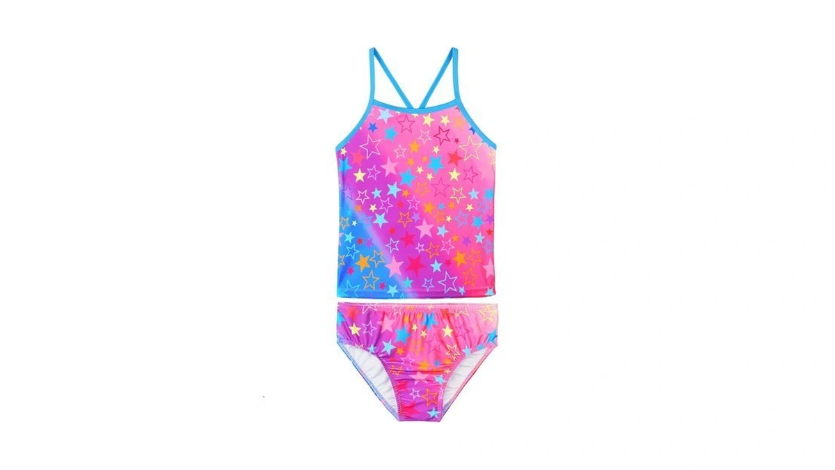 Tfjh E Girls Strap Swimsuits Bikini Bathing Suits Uv 50+
