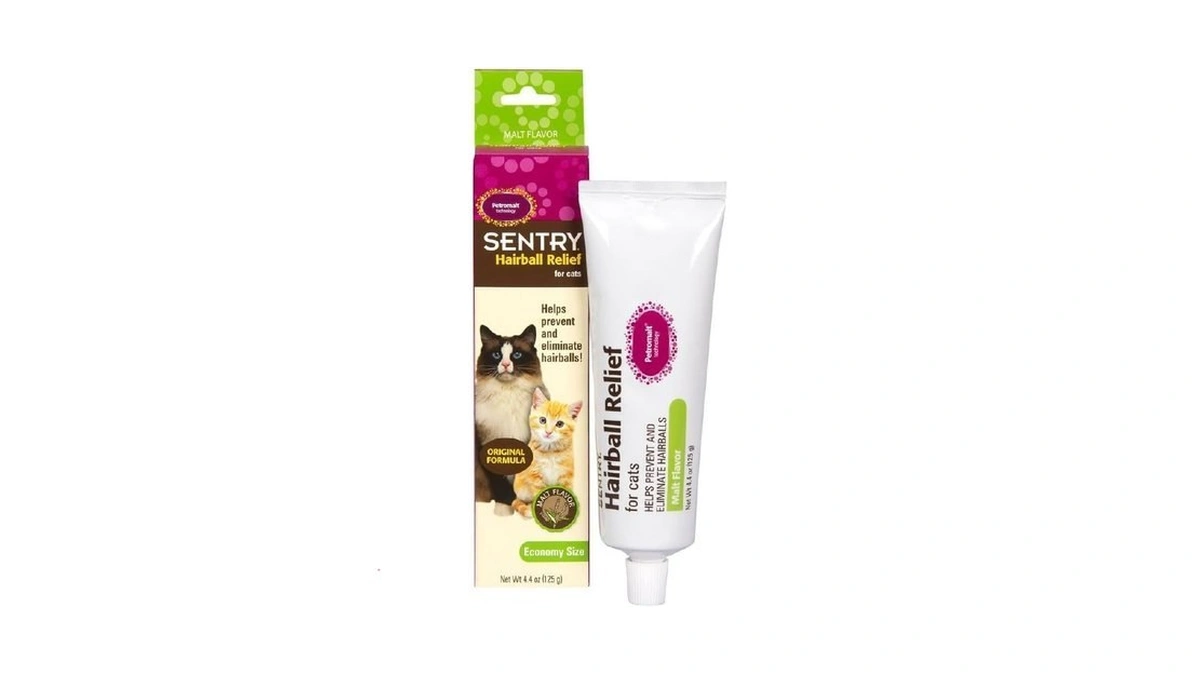 Sentry Pet Care Sentry Hairball Relief For Cats,malt Flavor,4.4 Ounces