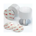 Door Stoppers 2-pack With Extra Stickers - Two Self-adhesive White