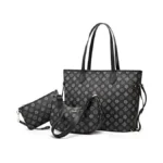Women Fashion Synthetic Leather Handbags Tote Bag Shoulder Bag Top