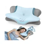 Cervical Neck Pillow For Pain Relief - Ergonomic Side Sleeper