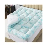 Whatsbedding 5 Inch Queen Mattress Topper Breathable Bamboo Viscose Air