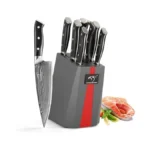 Nanfang Brothers Knife Set, 9 Pieces Damascus Kitchen Knife Set