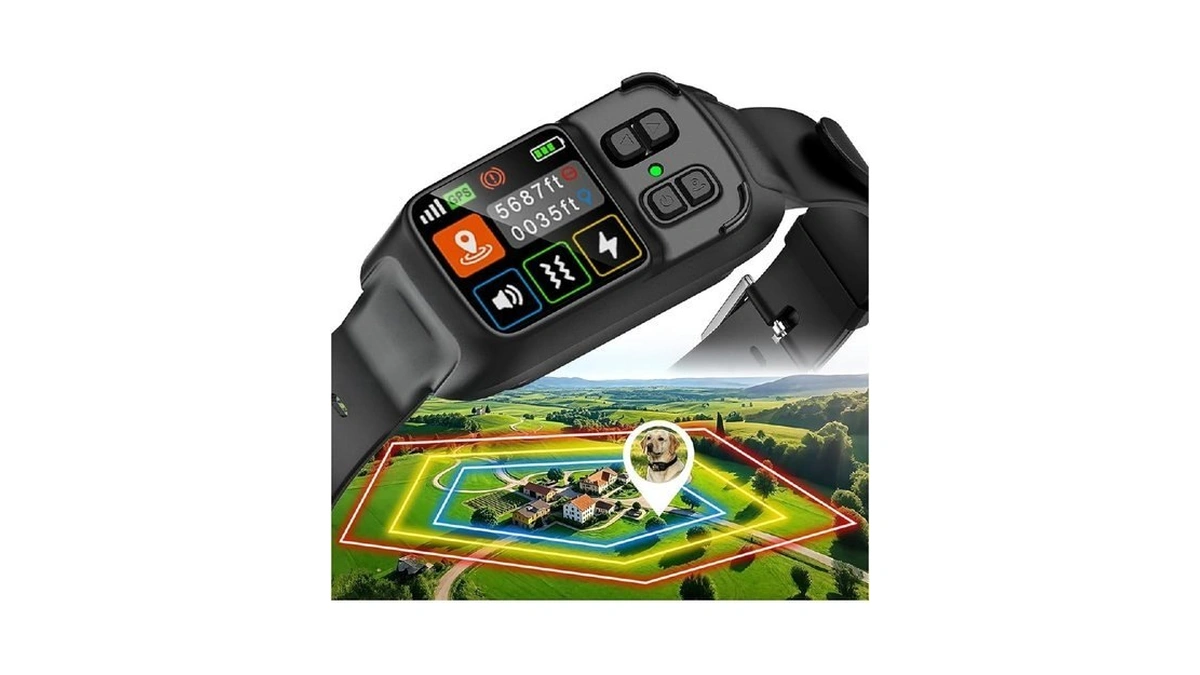 Sglyq Gps Wireless Dog Fence System 2 In 1 Circular