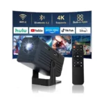 Mini Projector With Wifi And Bluetooth,4k Support 260 Ansl Smart