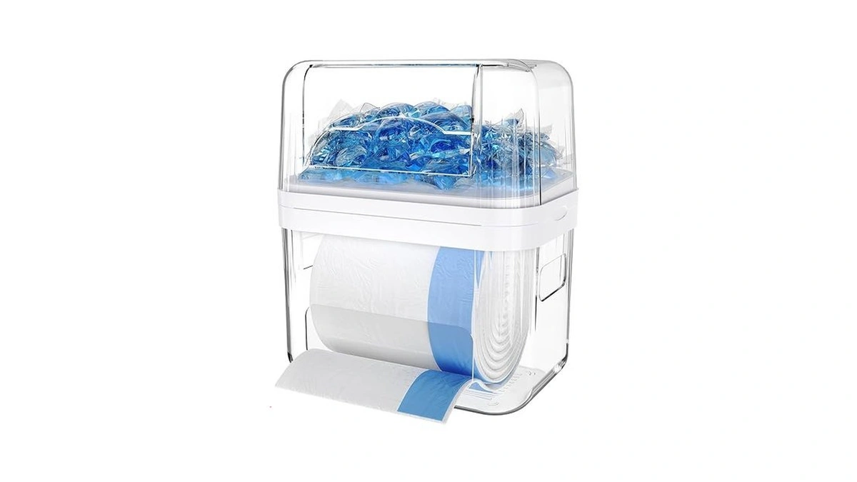 Ygkating Trash Bag Dispenser & Dishwasher Pods Container, 3 In