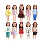 Augfrog 10 Sets Of 18 Inch American Doll Clothes, Including