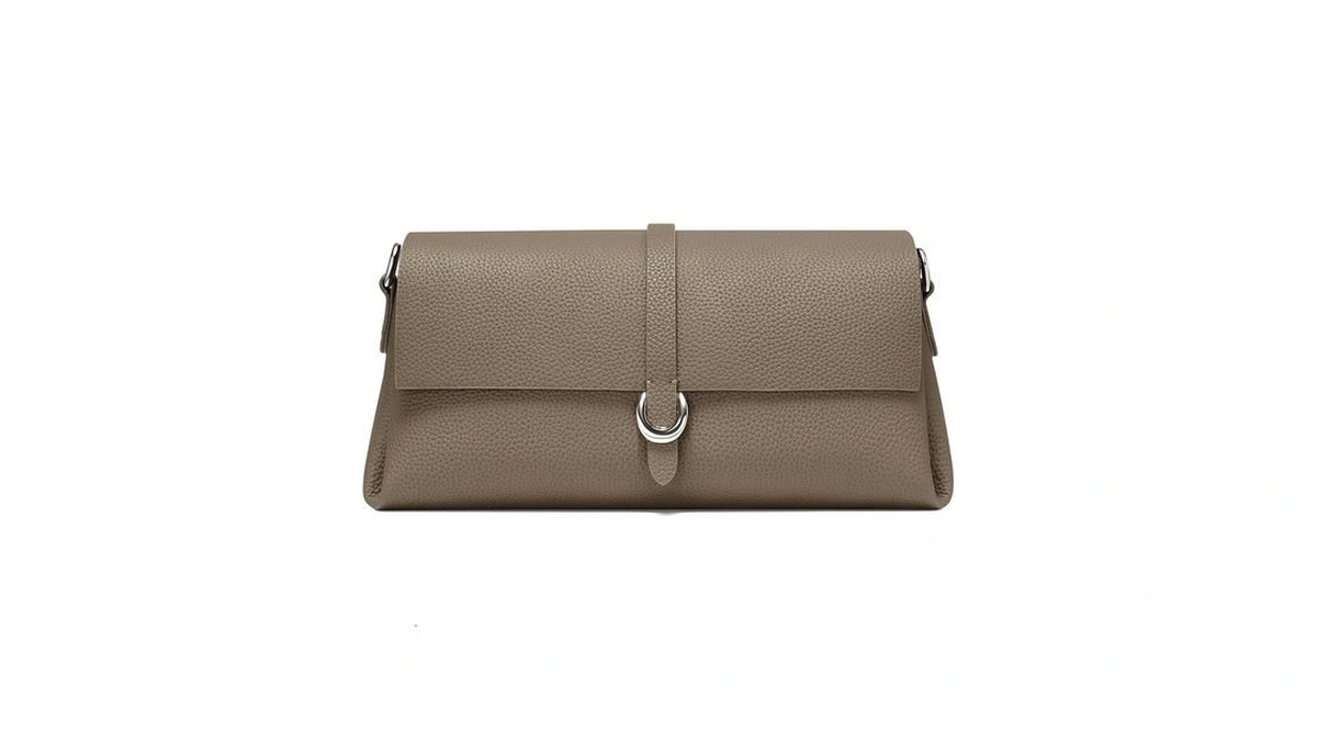 Chunli Genuine Leather Clutch Purses For Women Trendy Top-handle Handbags