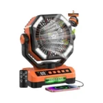 Camping Fan Battery Powered Fan - Rechargeable With Starlight, 20000mah