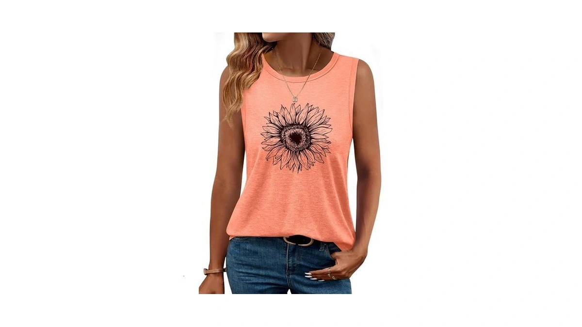 Gkbk Womens Tank Tops High Neck Loose Fit Casual Summer