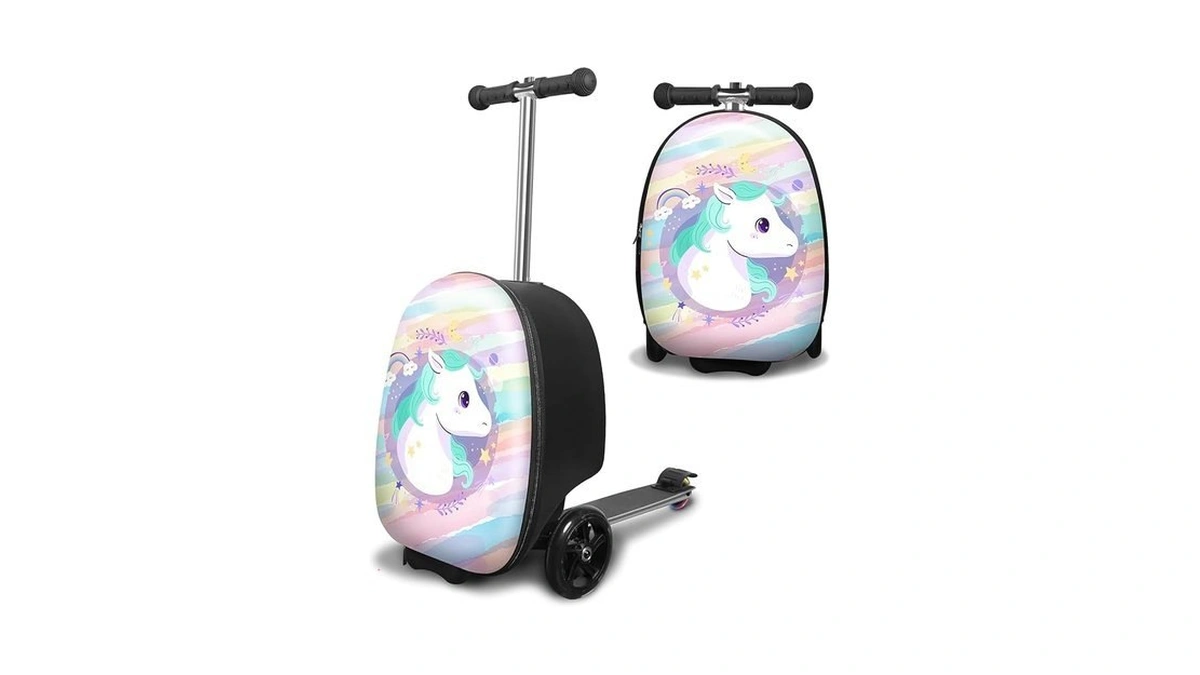 Alvod Scooter Suitcase For Kids - Scooter Luggage For Kids