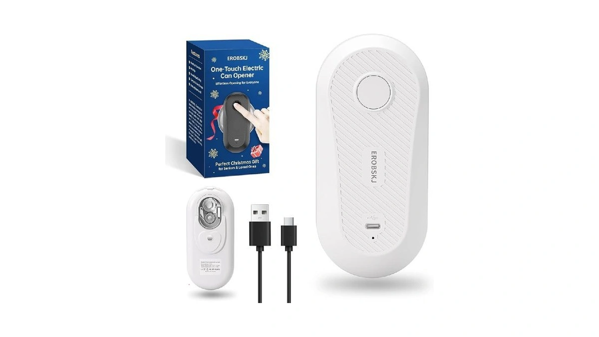 Auto Electric Can Opener, Rechargeable Can Openers For Seniors &