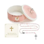 Norbu Baptism Gifts For Girl, My First Rosary With Ceramic