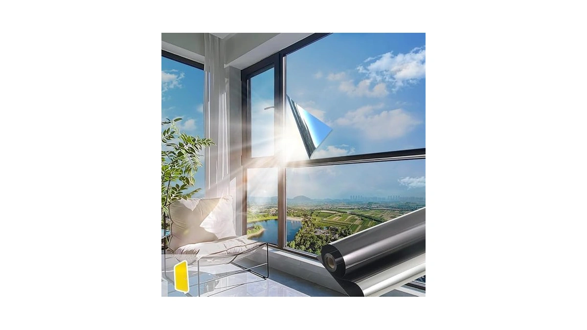Window Privacy Film See Out Not In, Static Cling Window
