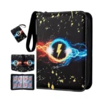 Jravkfi 4 Pocket Trading Card Binder,400 Pockets Trading Card Collection
