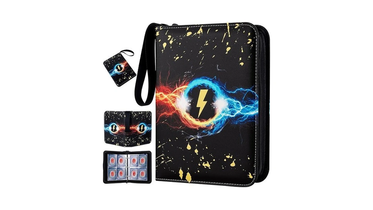 Jravkfi 4 Pocket Trading Card Binder,400 Pockets Trading Card Collection
