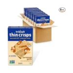 Triscuit Thin Crisps Parmesan Garlic Whole Grain Wheat Crackers, Lunch