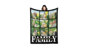 Hyhsjy Custom Blanket Personalized Blanket Gifts For Family And Friends,